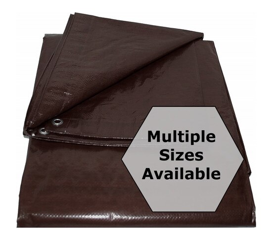 Brown Poly Tarp